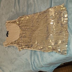 Express sparkly tank top